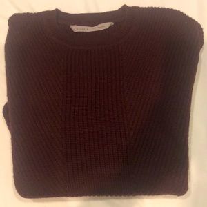 Athleta sweater- burgundy XS barely worn.
